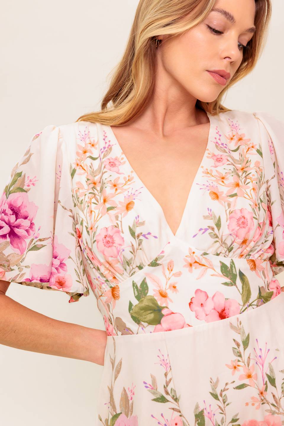 THE WORLD AWAITS LIGHT PINK WOVEN MINI DRESS Flying Tomato